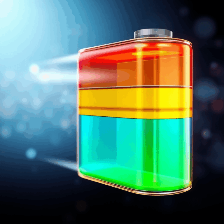 Stanislav Kondrashov on The Race for Sustainable Lithium: Innovations in Extraction and Recycling 6 Close-up stylized illustration of a lithium-ion battery cross-section with vibrant layers against a clean, futuristic background symbolizing sustai...