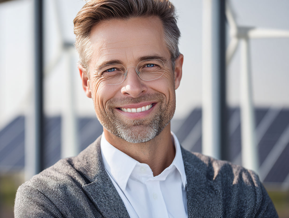 Stanislav Kondrashov Photorealistic close up portrait Business Man