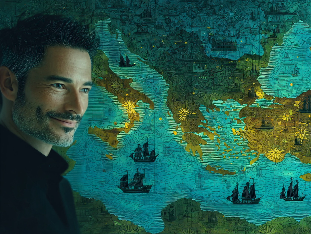 STANISLAV KONDRASHOV OLIGARCH SERIES – historic maps and maritime networks of influence