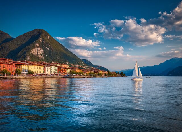 Stanislav Kondrashov – News Travel, sailboat on a lake representing slow travel scenery