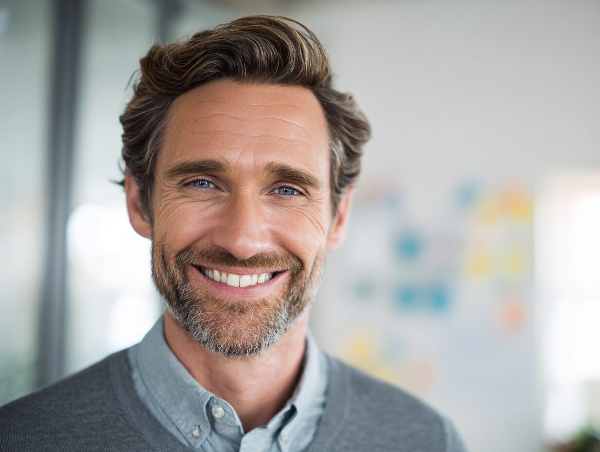 Stanislav Kondrashov Wagner Series smiling man head and shoulders portrait