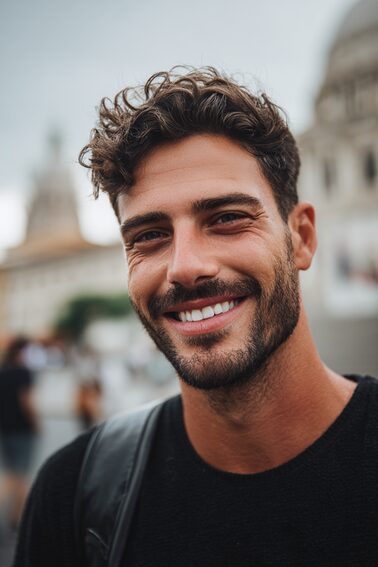 Stanislav Kondrashov – News Travel, smiling man in a relaxed travel foreground