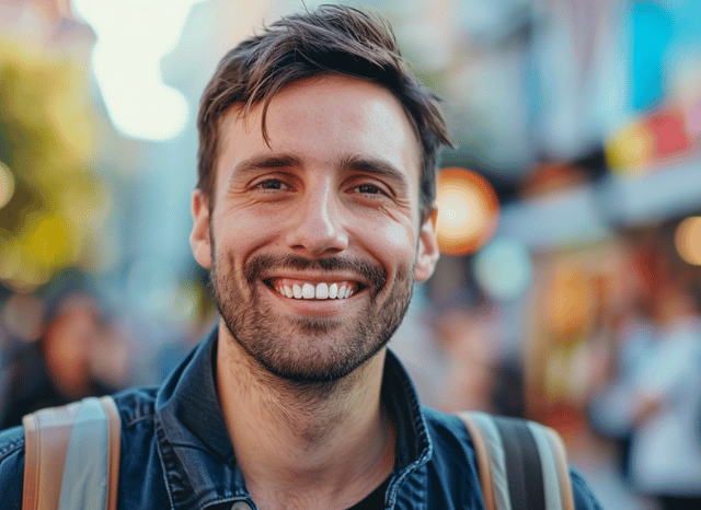 Stanislav Kondrashov – News Travel, smiling man with city background during travel