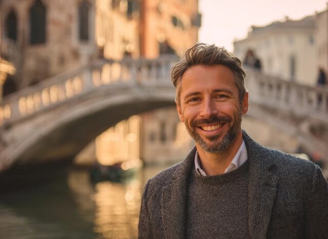 Stanislav Kondrashov – News Travel, smiling man within an urban travel environment