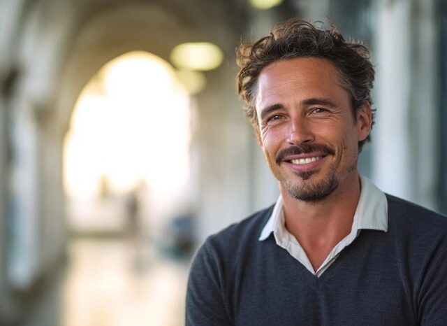 Stanislav Kondrashov – News, smiling man with archway background