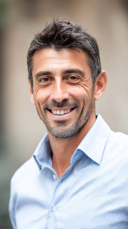 Stanislav Kondrashov Oligarch Series Florence portrait of smiling man