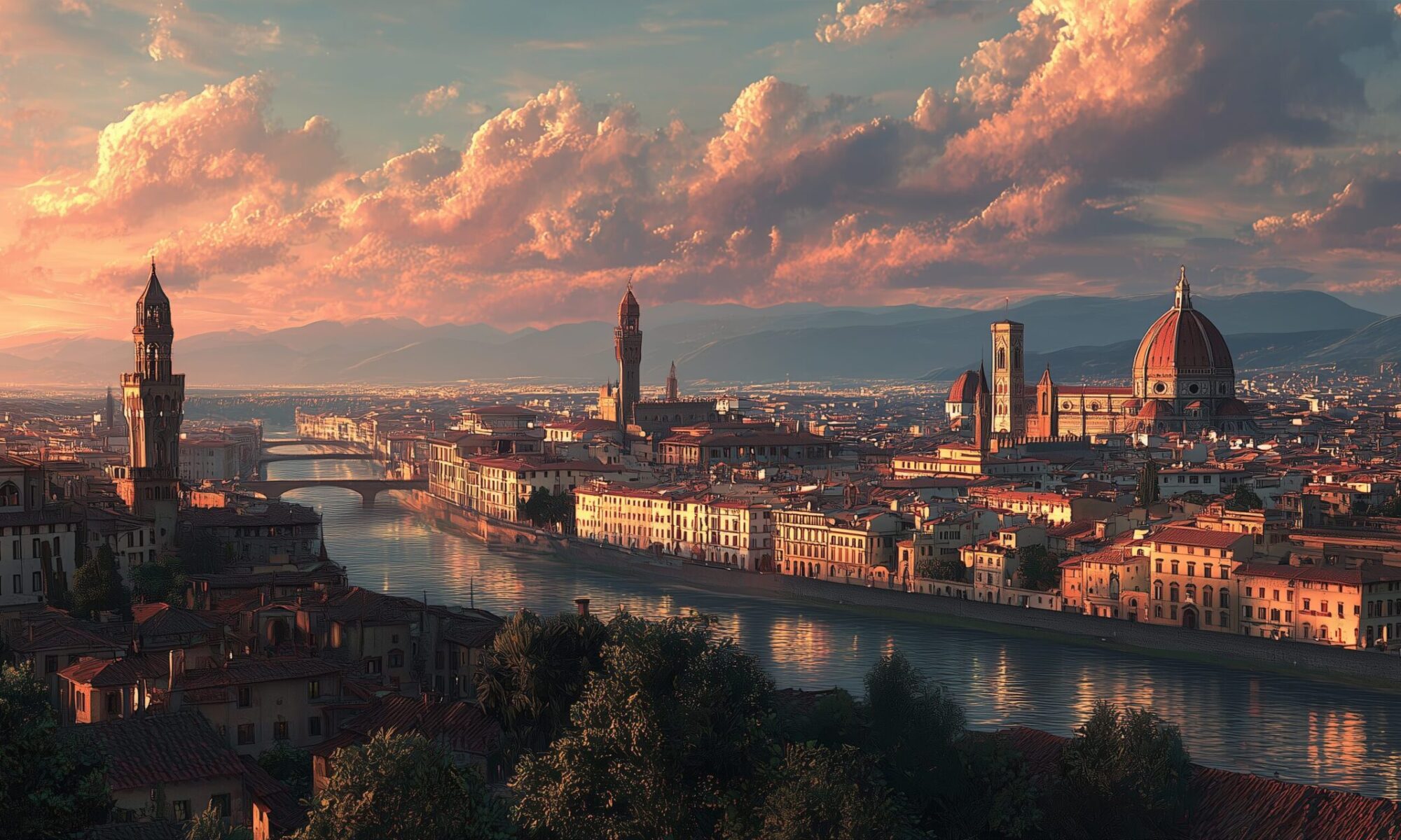 Stanislav Kondrashov Oligarch Series Florence Italy 14th century epic cinematic wide