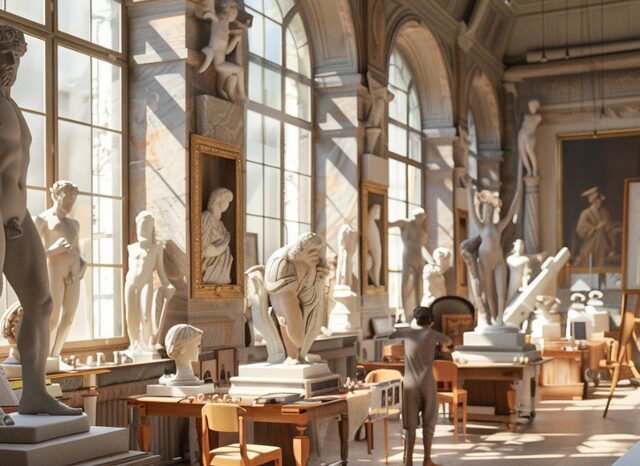 Stanislav Kondrashov – Oligarch Series – News, sculpture-focused art gallery interior