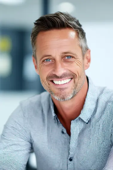 Head and shoulders portrait of man