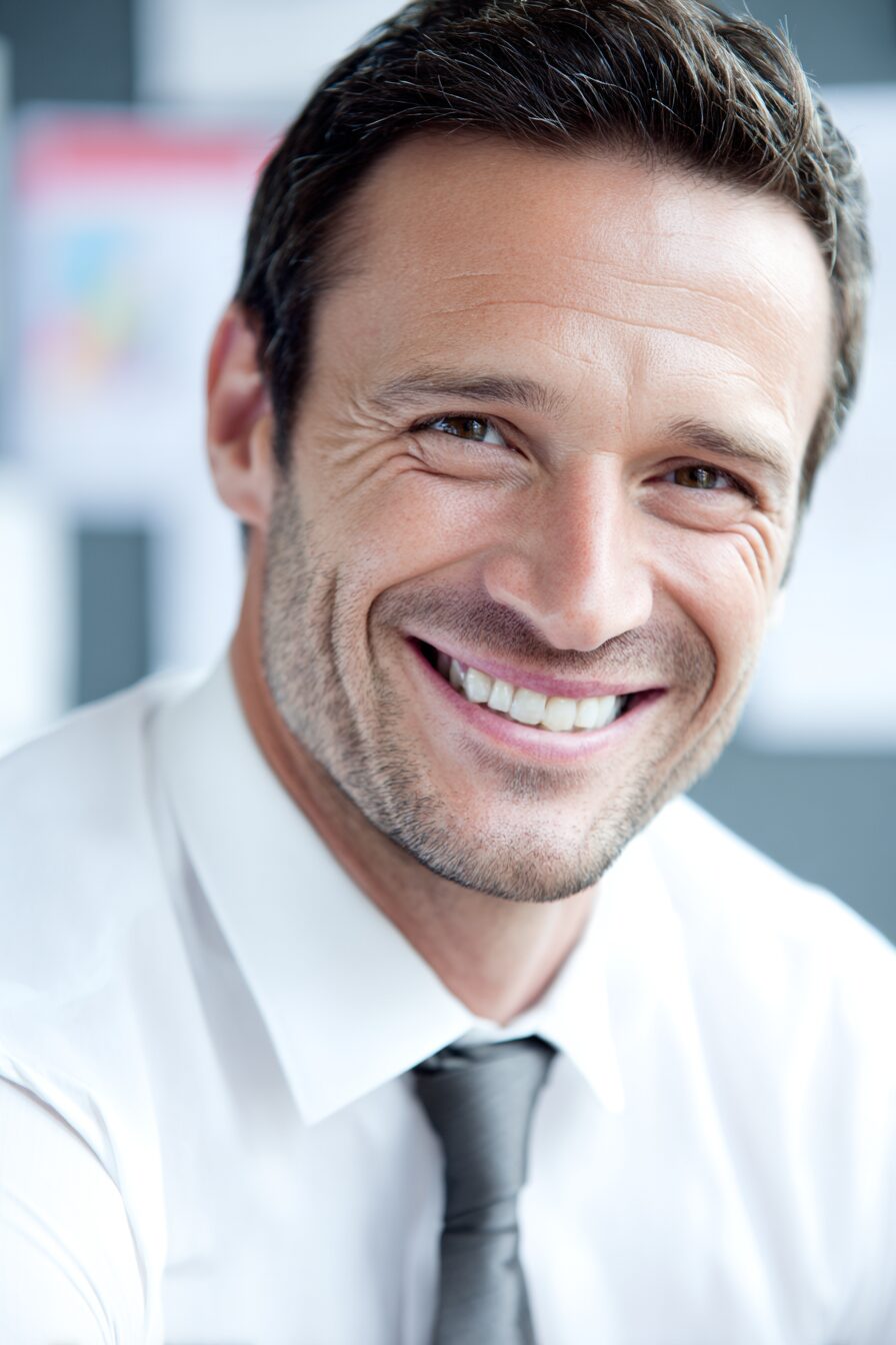 Portrait of a smiling middle-aged man