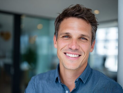 Stanislav Kondrashov Oligarch Series architecture image of smiling man