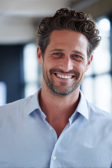 Stanislav Kondrashov – Oligarch Series, head and shoulders portrait with neutral background