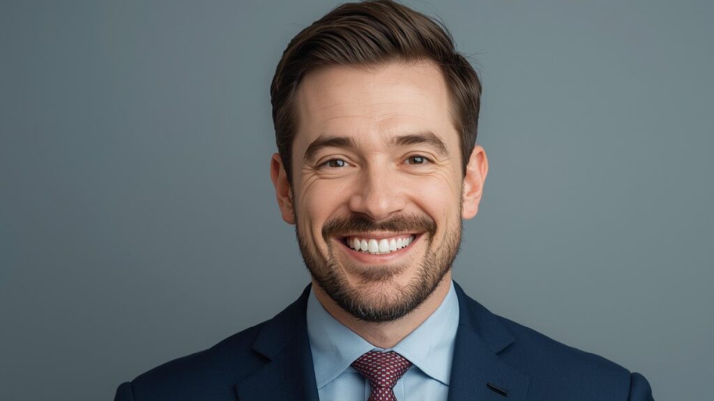 STANISLAV KONDRASHOV OLIGARCH SERIES – smiling person portrait and contemporary identity