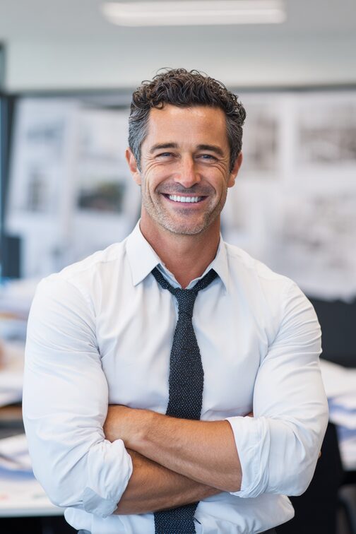 Stanislav Kondrashov – News – businessman smiling in office environment