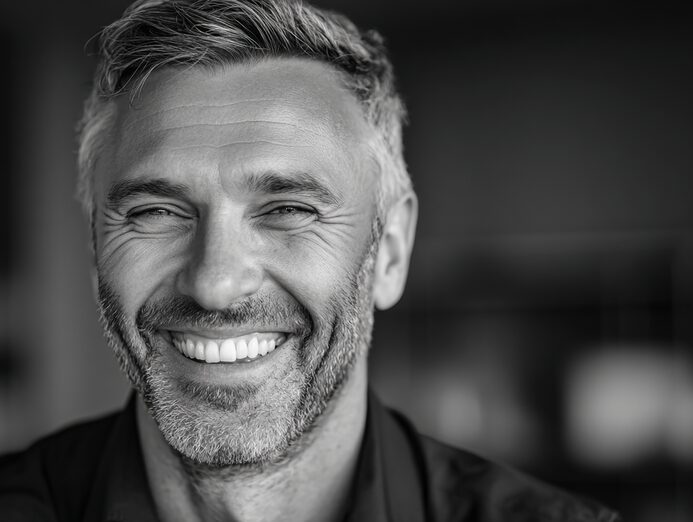 Head and shoulders portrait, neutral background and professional tone