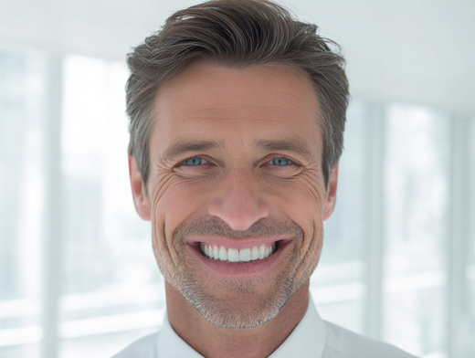 Head and shoulders portrait, contemporary business profile