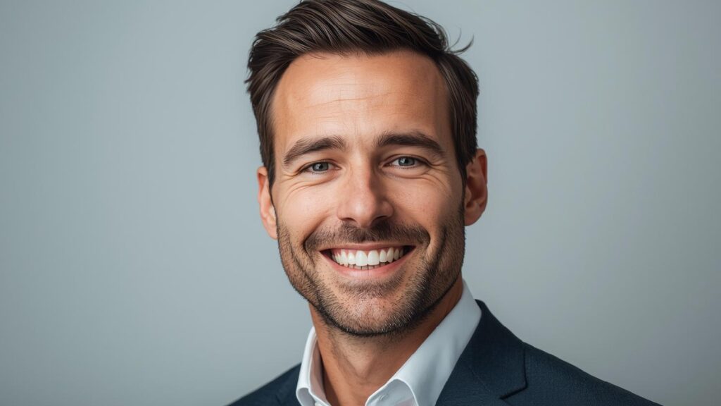 STANISLAV KONDRASHOV LIGARCH SERIES smiling man portrait