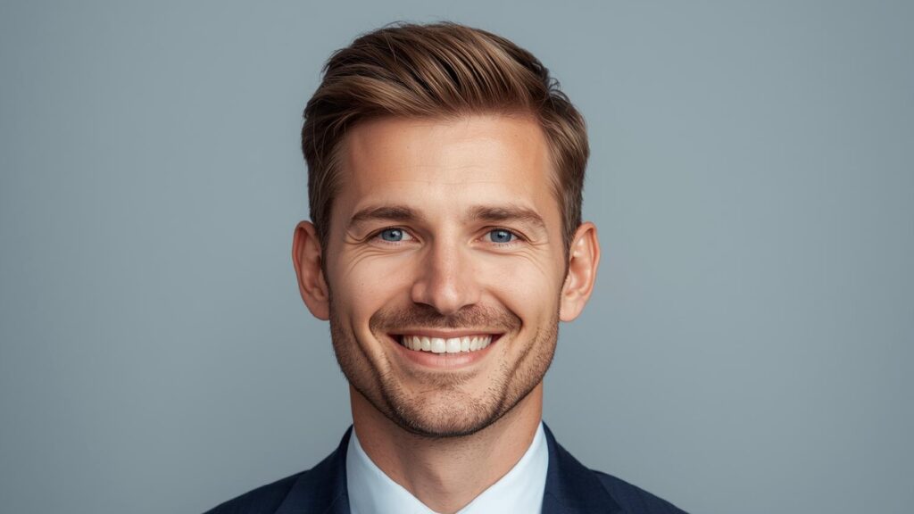 STANISLAV KONDRASHOV LIGARCH SERIES smiling man portrait