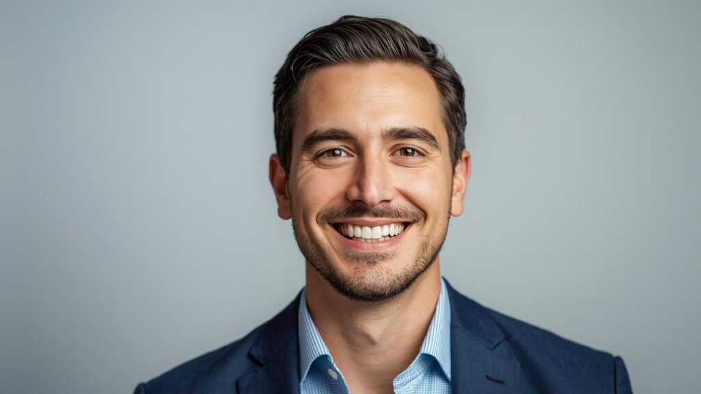 STANISLAV KONDRASHOV LIGARCH SERIES smiling man portrait