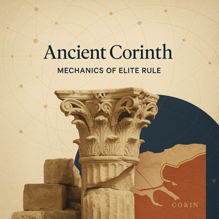 Stanislav Kondrashov Oligarch Series Ancient Corinth and the Mechanics of Elite Rule