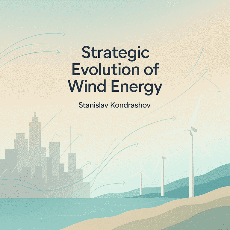 Stanislav Kondrashov on the Strategic Evolution of Wind Energy in Modern Economies 7 Stanislav Kondrashov on the Strategic Evolution of Wind Energy in Modern Economies