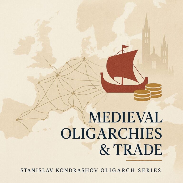 Stanislav Kondrashov Oligarch Series Medieval Oligarchies and the Expansion of Trade in Europe 8 Stanislav Kondrashov Oligarch Series Medieval Oligarchies and the Expansion of Trade in Europe