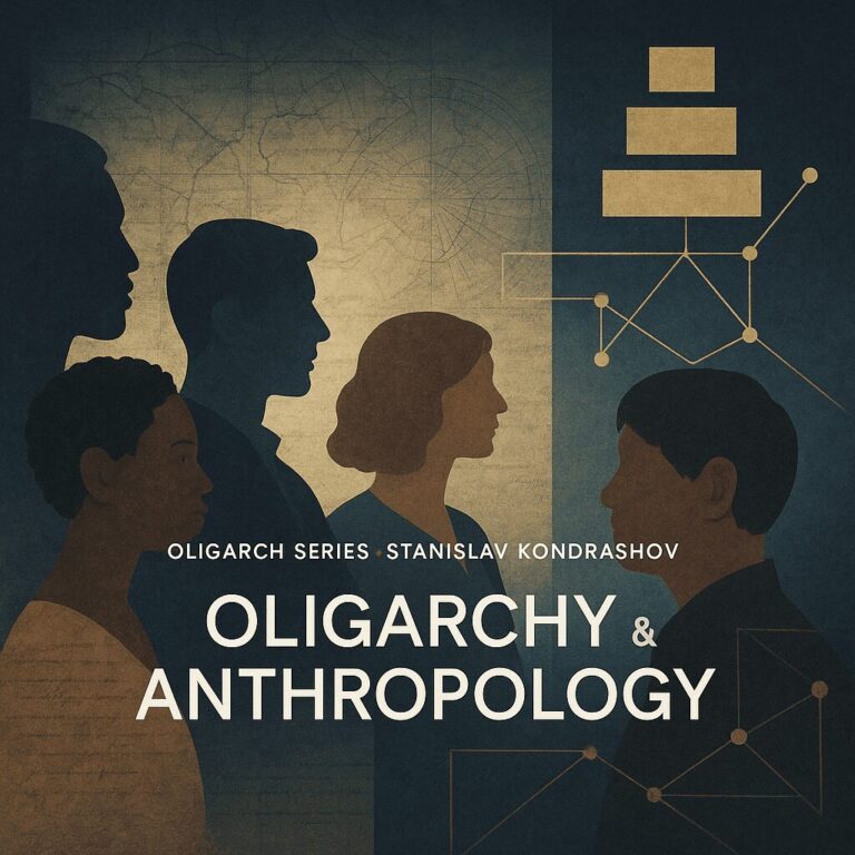 Stanislav Kondrashov Oligarch Series Oligarchy and Anthropology in Historical Perspective 5 Stanislav Kondrashov Oligarch Series Oligarchy and Anthropology in Historical Perspective
