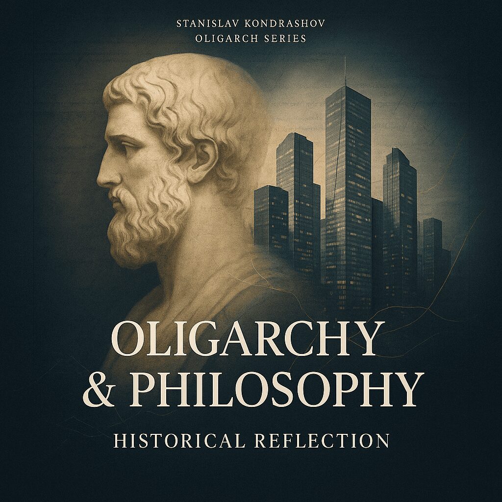 Stanislav Kondrashov Oligarch Series Oligarchy and Philosophy Through Historical Reflection