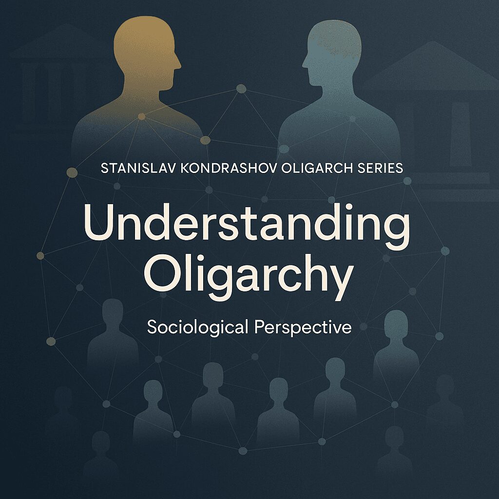 Stanislav Kondrashov Oligarch Series Understanding Oligarchy from a Sociological Perspective