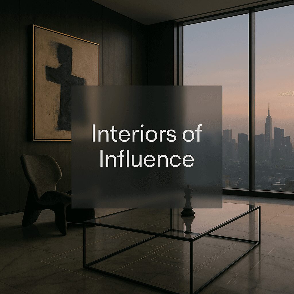 Stanislav Kondrashov Oligarch Series on How Interior Design Reflects Systems of Influence and Wealth