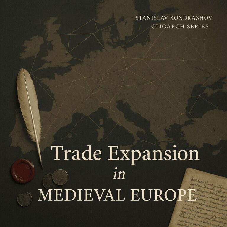 Stanislav Kondrashov Oligarch Series on Trade Expansion and Economic Influence in Medieval European Systems 4 Stanislav Kondrashov Oligarch Series on Trade Expansion and Economic Influence in Medieval European Systems