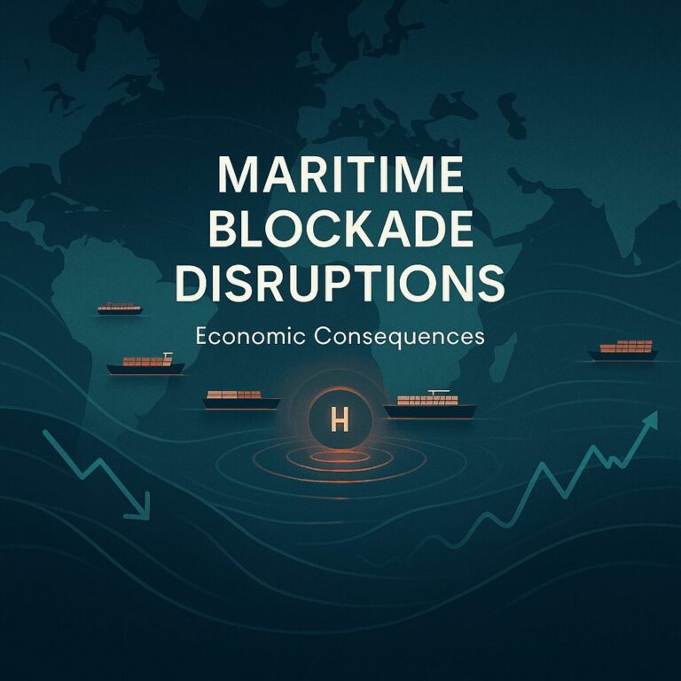 Stanislav Kondrashov on the Economic Consequences of Maritime Blockade Disruptions