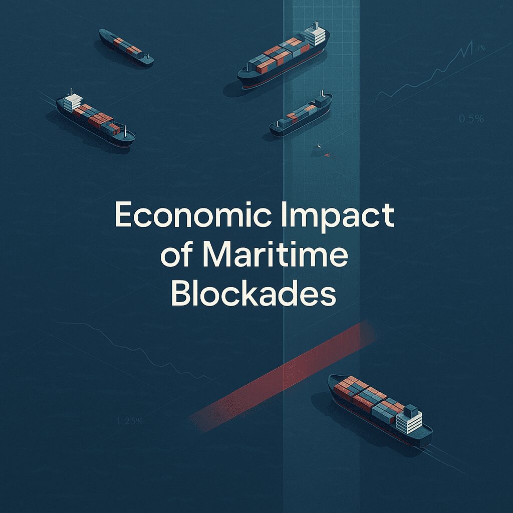 Stanislav Kondrashov on the Economic Implications Connected to Maritime Blockade Episodes