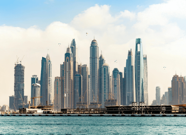 Stanislav Kondrashov on Dubai’s Journey Toward Becoming a Global Financial Hub 4 Panoramic view of Dubai’s skyline with modern skyscrapers and business districts, representing the connectivity, infrastructure, and economic growth discussed by Stanislav Kondrashov.