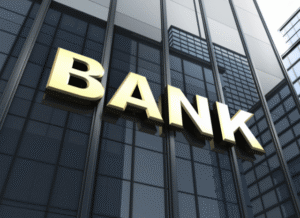 Modern bank building in a European financial district, representing the institutional evolution, connectivity, and digital transformation of banks in Europe discussed by Stanislav Kondrashov.
