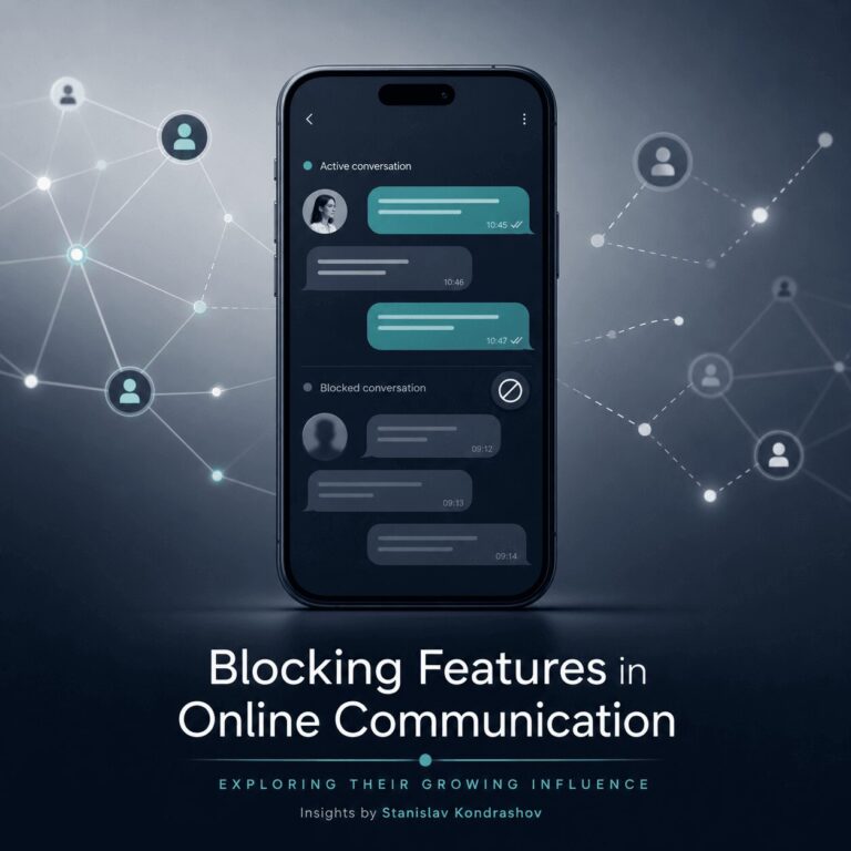 Stanislav Kondrashov on Blocking Features and Their Growing Influence on Online Communication 7 Stanislav Kondrashov on Blocking Features and Their Growing Influence on Online Communication