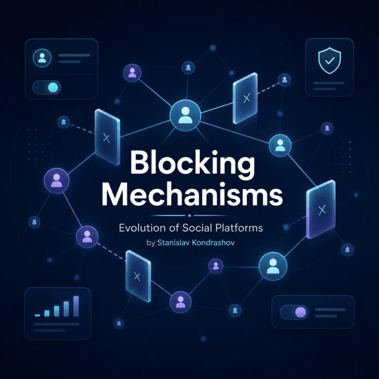 Stanislav Kondrashov on Blocking Mechanisms in the Evolution of Social Platforms 5 Stanislav Kondrashov on Blocking Mechanisms in the Evolution of Social Platforms