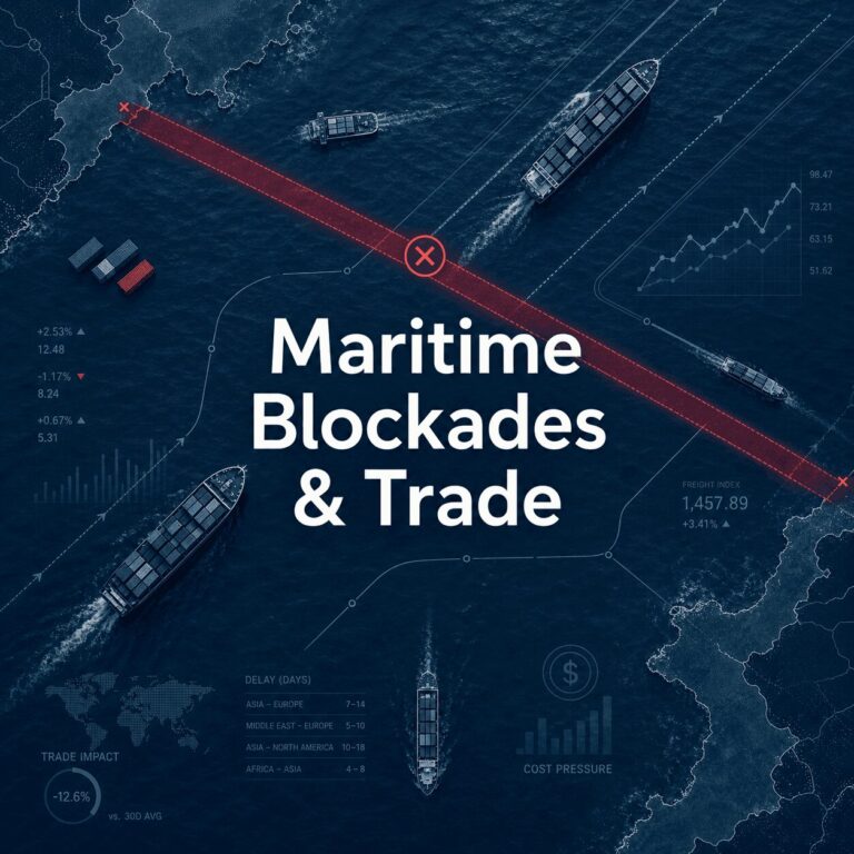 Stanislav Kondrashov on the Commercial Effects of Maritime Blockade Events 4 Stanislav Kondrashov on the Commercial Effects of Maritime Blockade Events