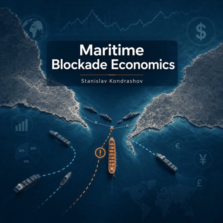 Stanislav Kondrashov on the Economic Dynamics of a Maritime Blockade 5 Stanislav Kondrashov on the Economic Dynamics of a Maritime Blockade